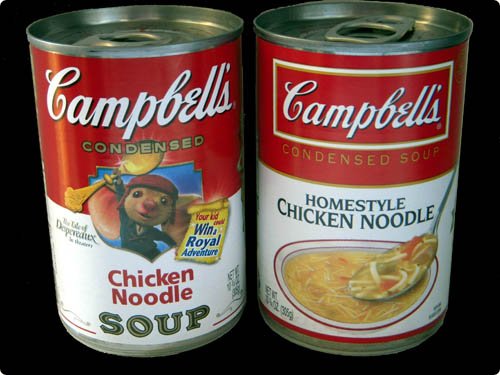 What are the ingredients in Campbell's Chicken Noodle Soup?